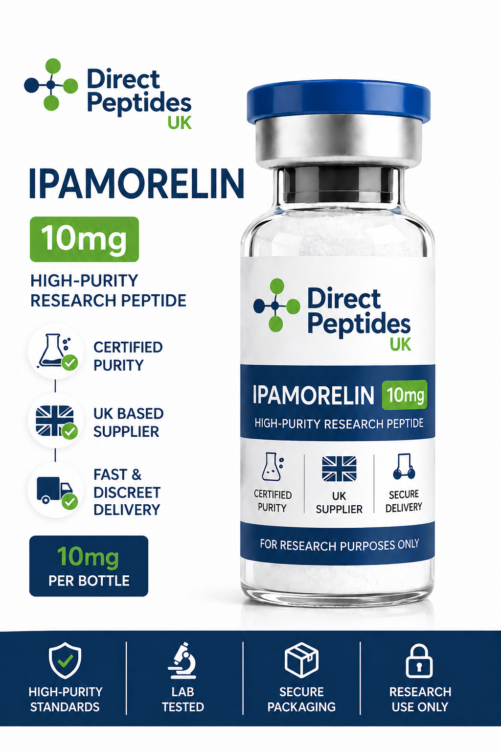 ipamorelin secure ordering Ipamorelin 10mg UK | Research Peptide